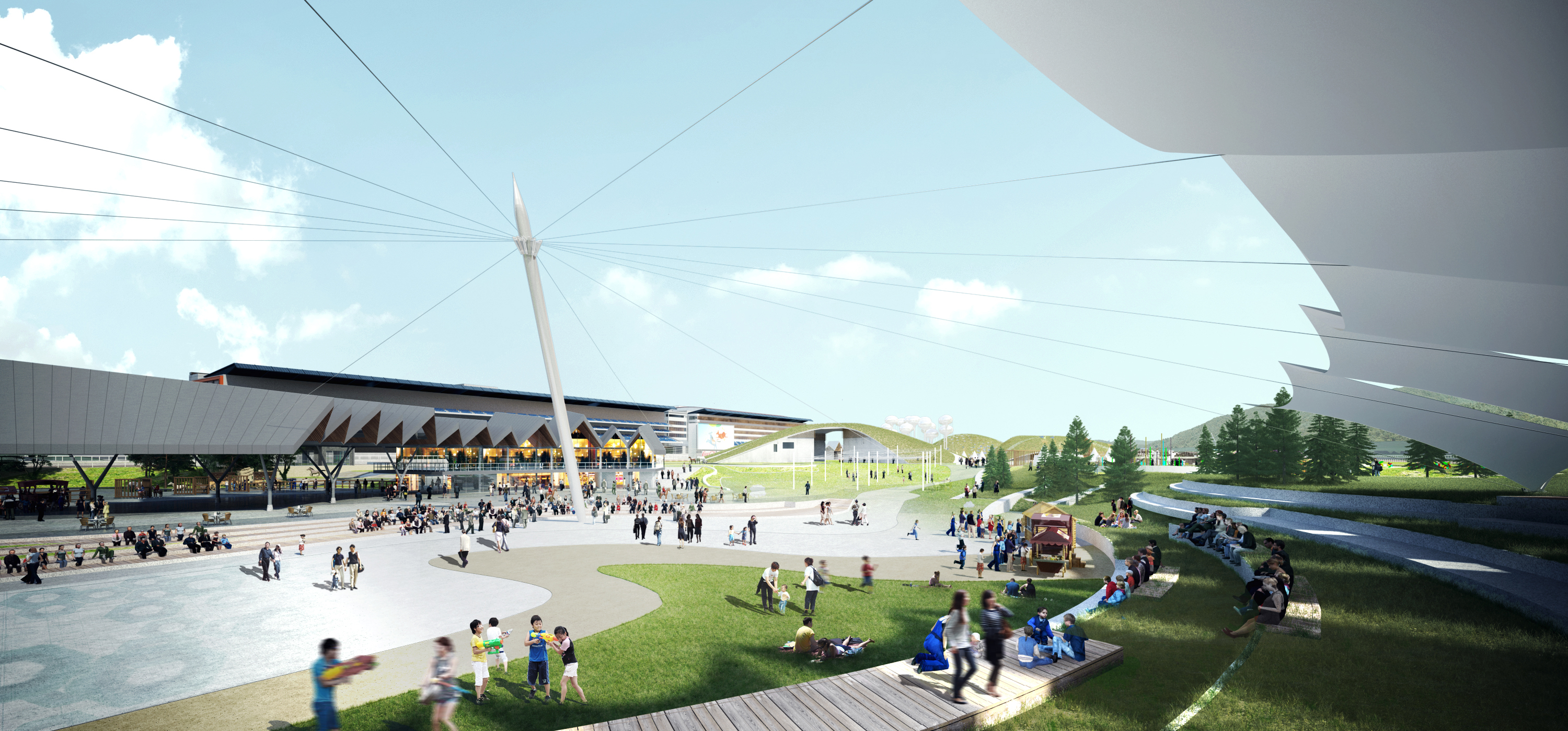 Let's Run Park Seoul, Theme Park | PROJECT | HAEAHN Architecture