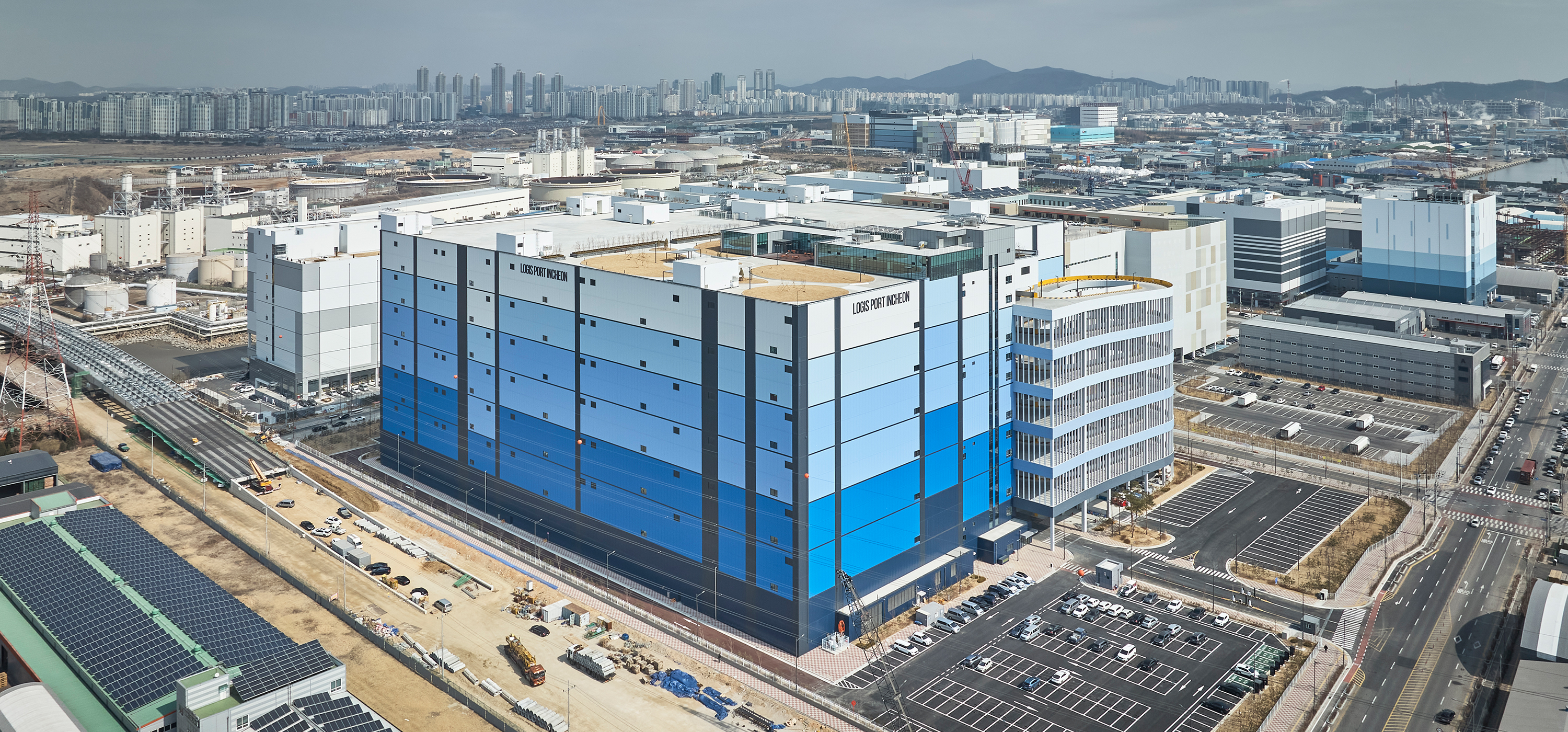 로지스포트 인천 물류센터 | PROJECT | HAEAHN Architecture 로지스포트 인천 물류센터